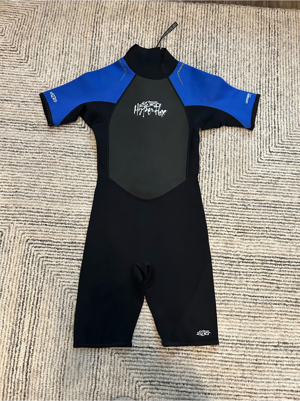 Hyperflex Wetsuits Junior's Access Series 2.5mm Spring Suit Black/Blue 16 NWOT